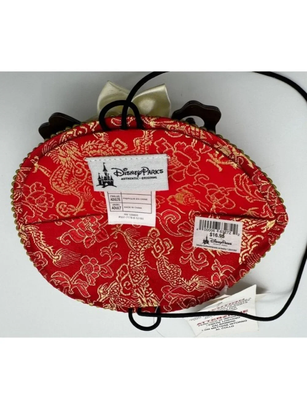 Disney Parks Princess Mulan Elastic Headband Hair Accessory Adult One Size OSFM